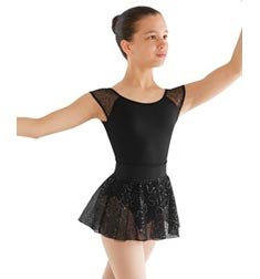 Glittery Sequin Mesh Pull On Ballet Skirt