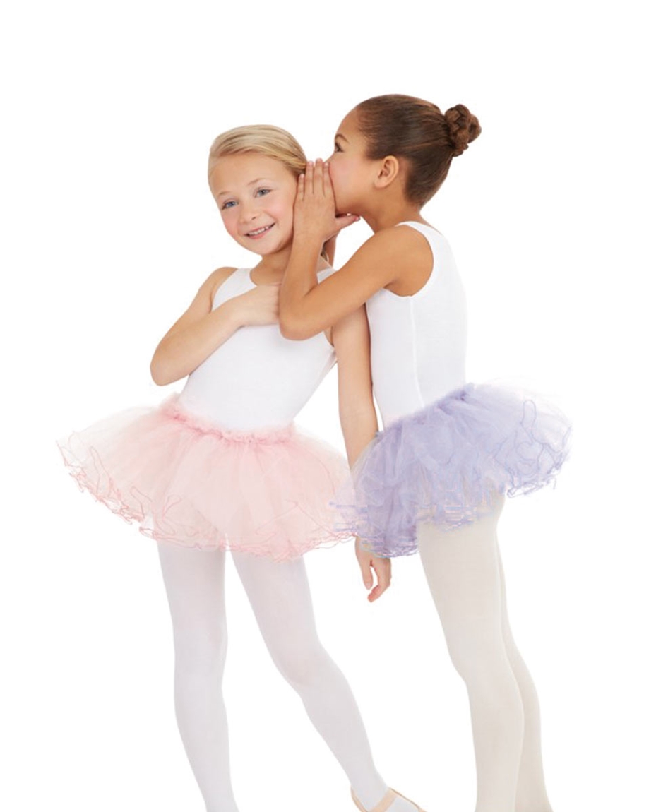 Childs Three Layer Bow Ballet Dance Tutu