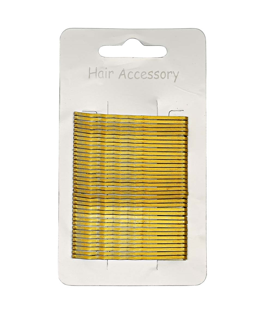 5cm Waved Hairgrips Blonde