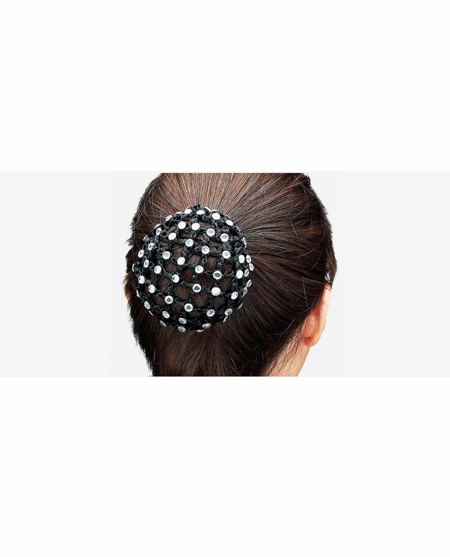 Bun Cover With Large Rhinestones