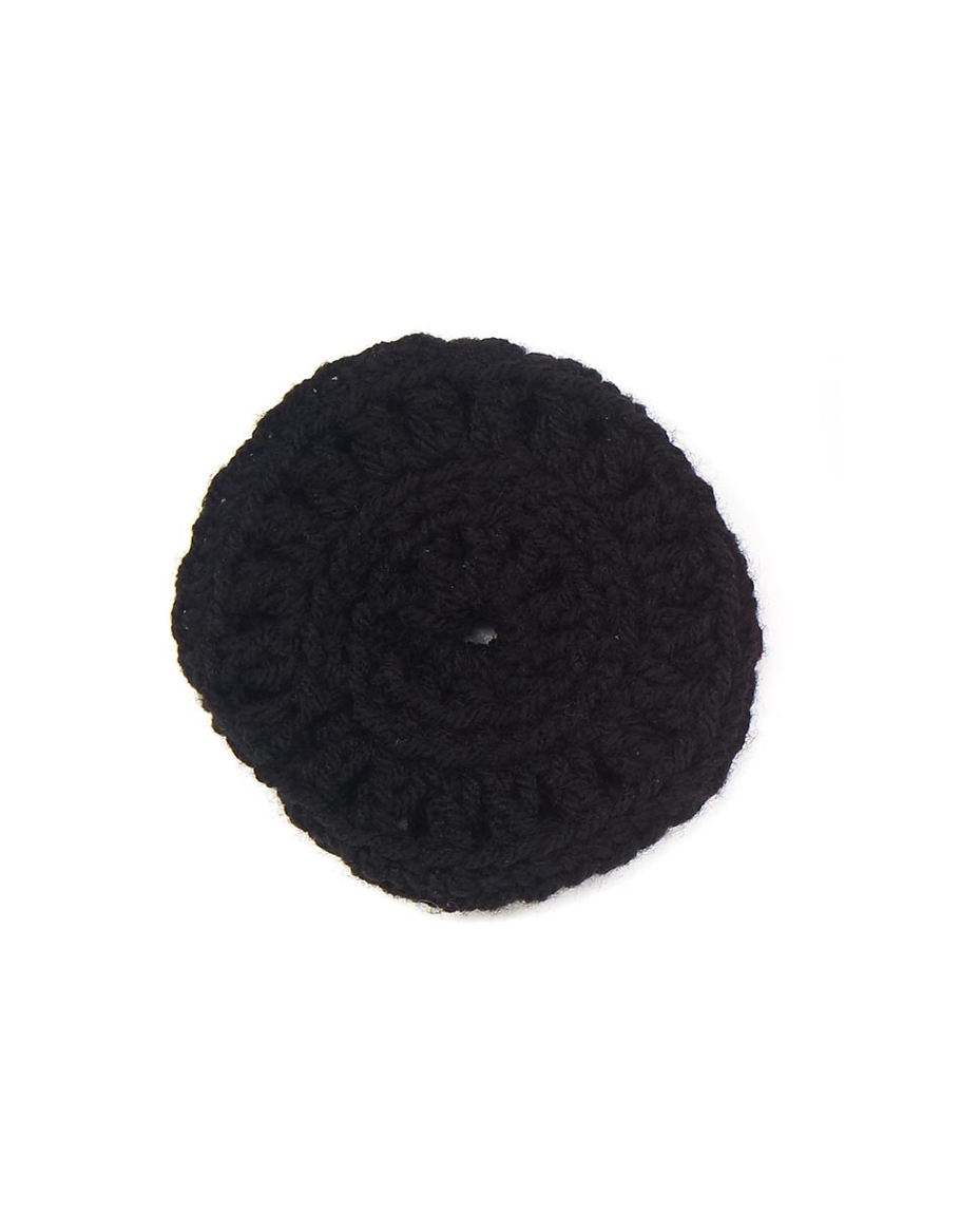  Knitted Ballet Large Bun Cover black