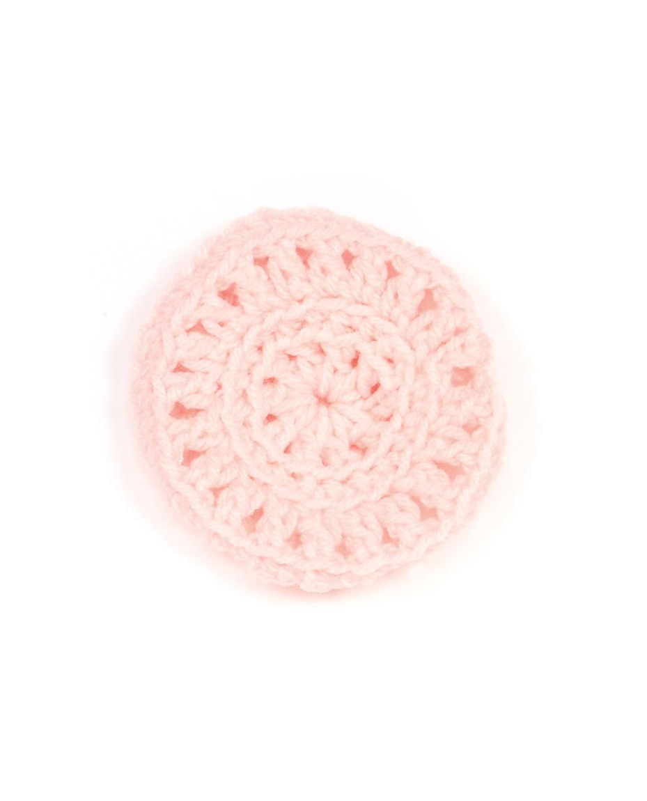  Knitted Ballet Large Bun Cover pink