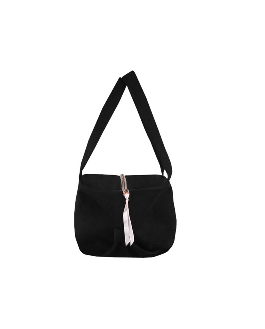 Black Canvas Medium Duffle Dance Bag Glide