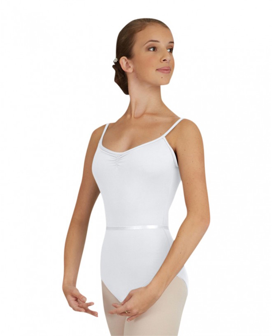 Women's Camisole Ballet Leotard WHITE