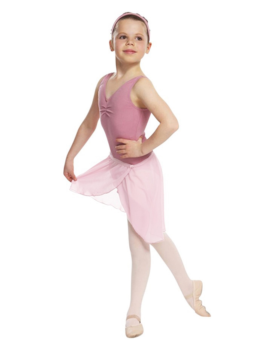 Childs Chiffon Ballet Dance Wrap Skirt PINK