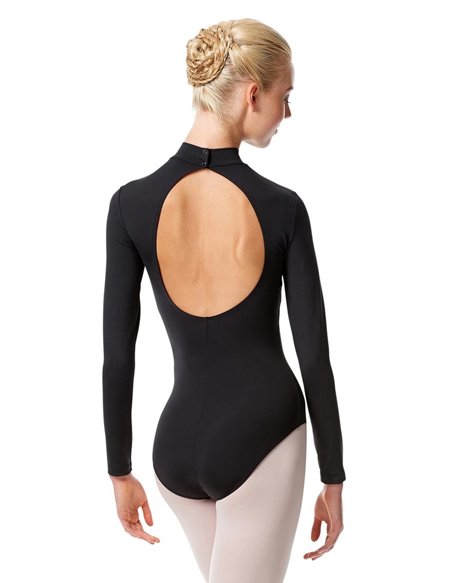 Long Sleeve Mock Neck Dance Leotard Liana