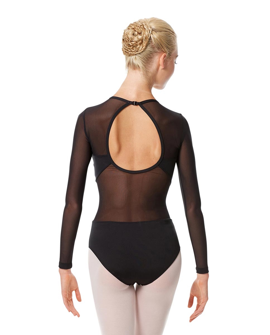 Adult Long Sleeve Mesh Dance Leotard Renata