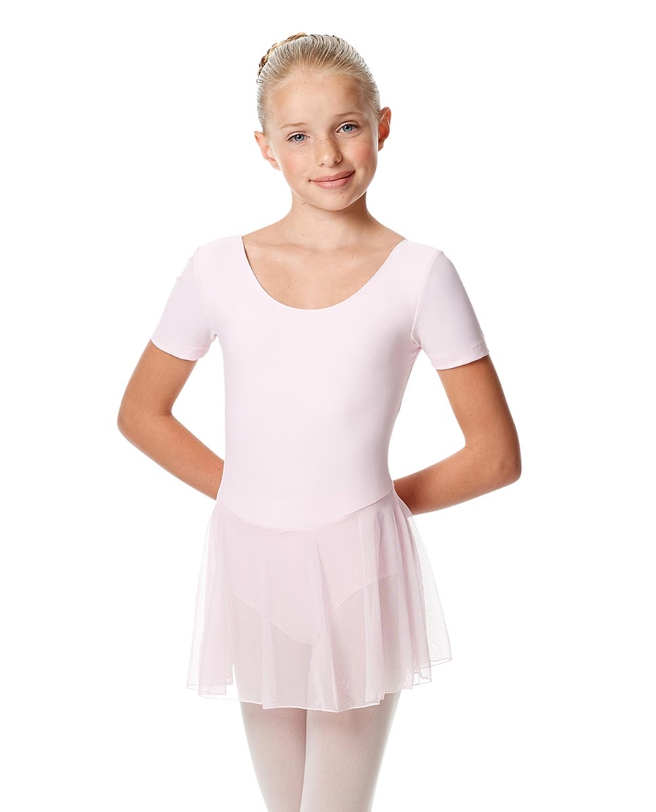 Child Short Sleeve Skirted Ballet Leotard Nelly