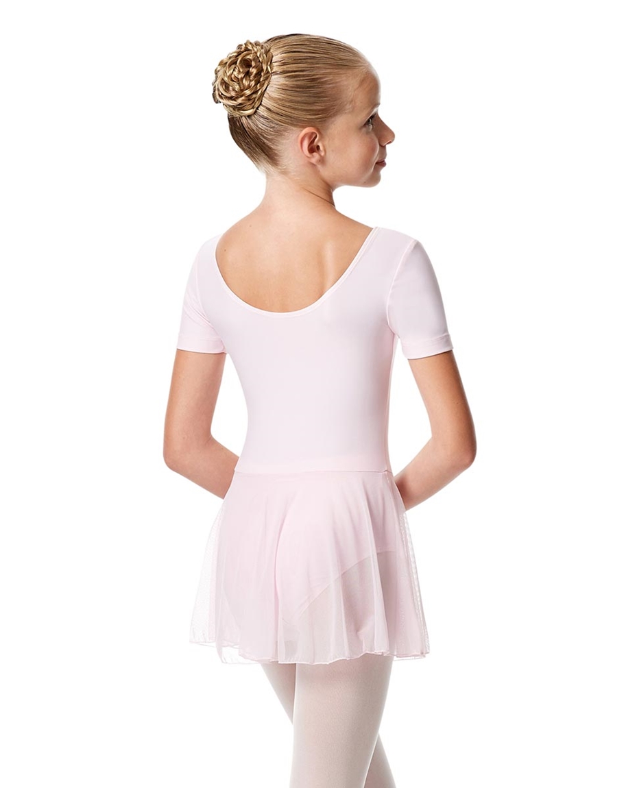 Child Short Sleeve Skirted Ballet Leotard Nelly