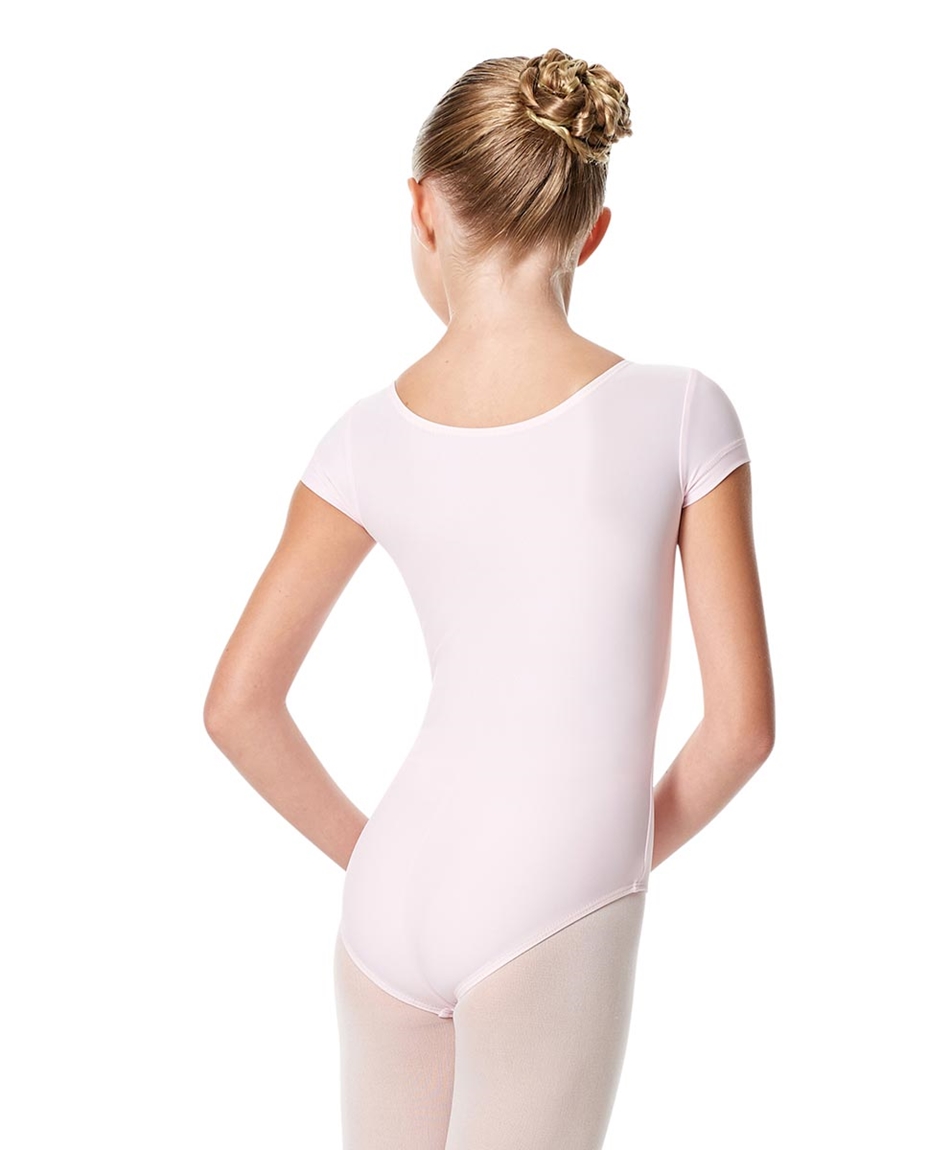 Child Short Sleeve Matte Dance Leotard Inga