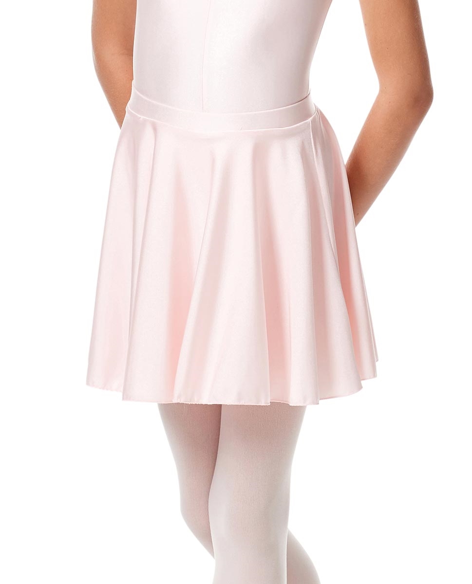 Calla Child Shiny Nylon Pull On Dance Skirt Agata