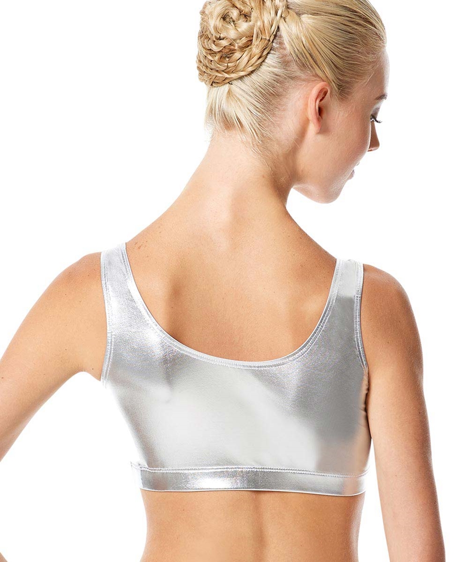 Adult Metallic Dance Tank Bra Roberta