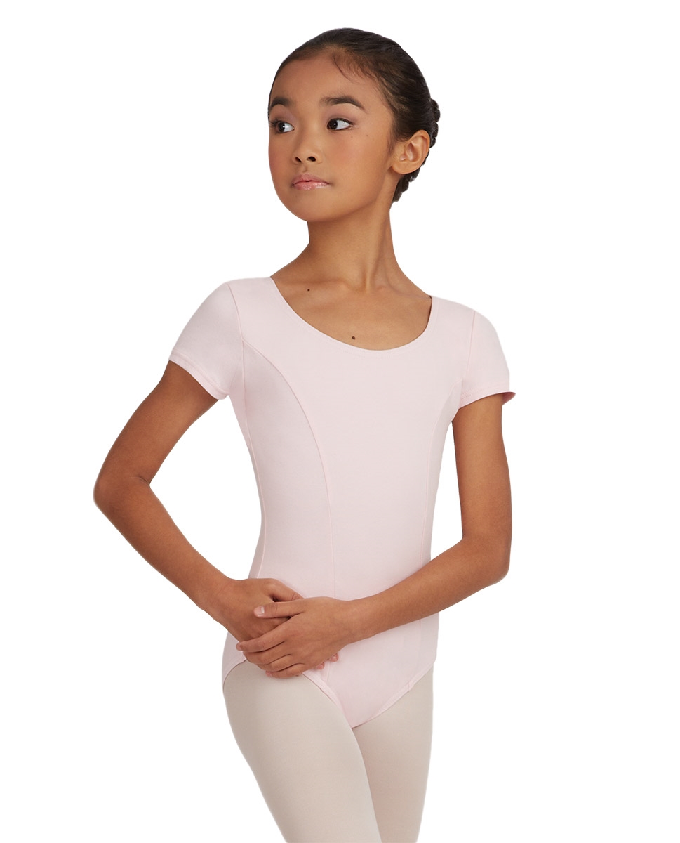 Childs Short Sleeve Cotton Ballet Leotard