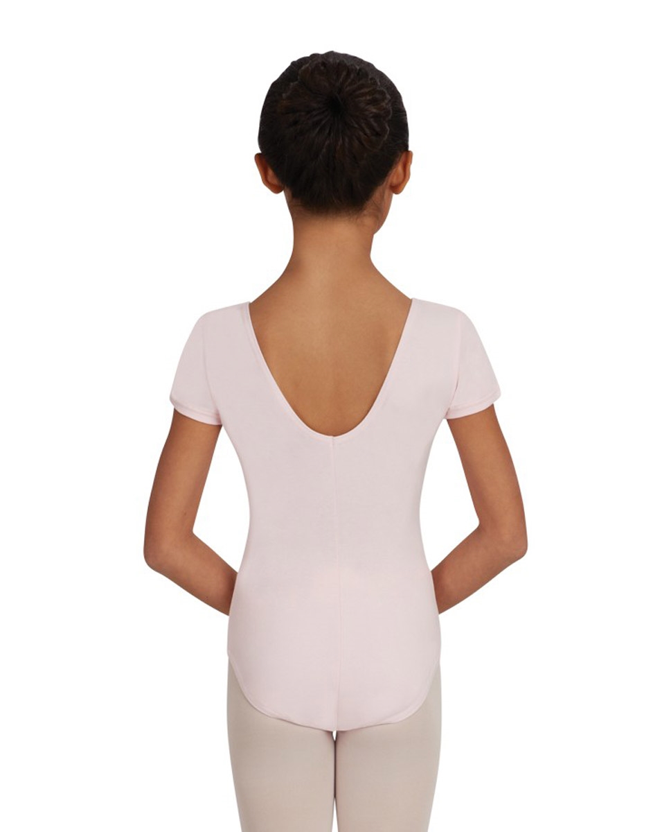 Childs Short Sleeve Cotton Ballet Leotard