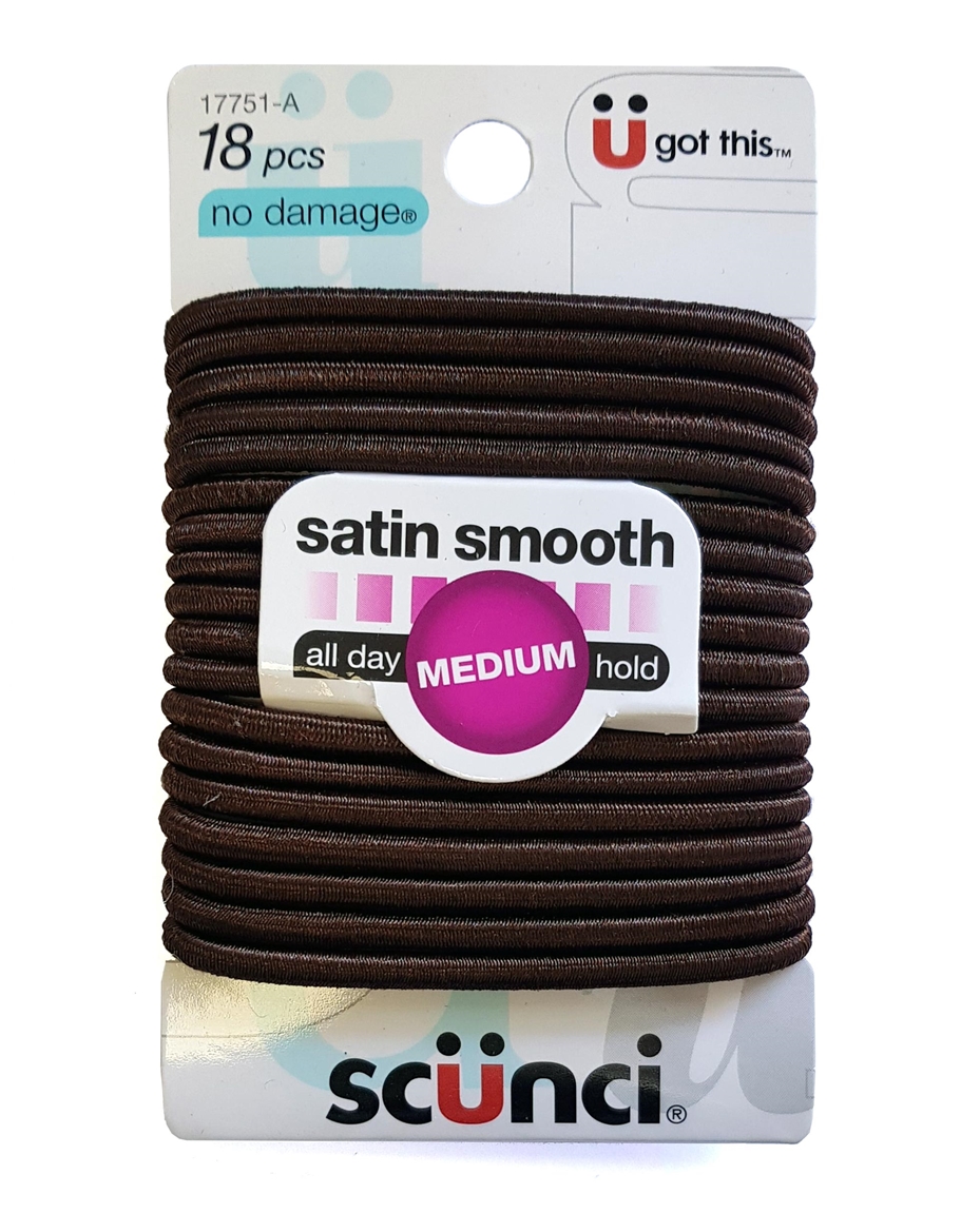 Shiny Hair Elastics 18-Pack