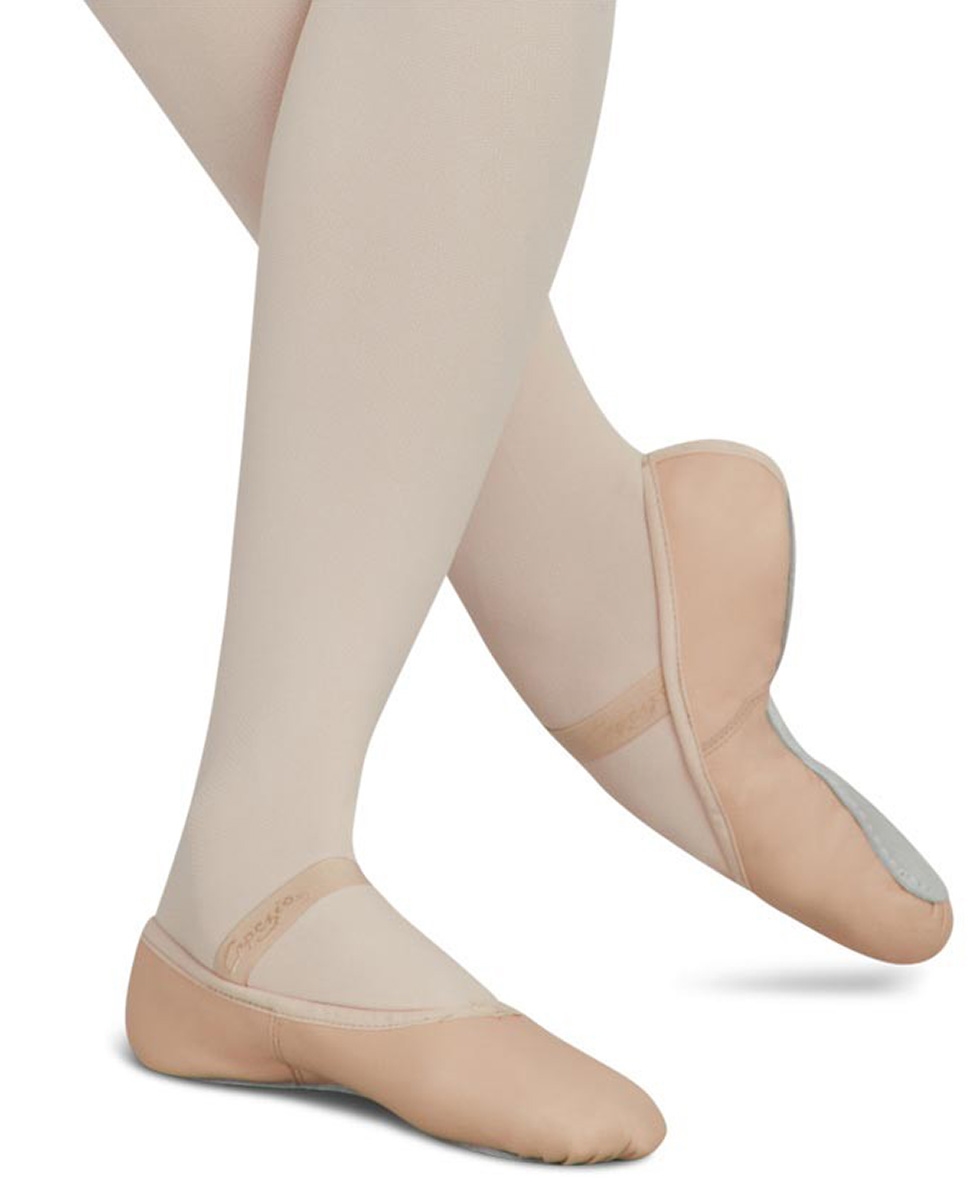 DAISY Full Outsole Leather Ballet Shoes 