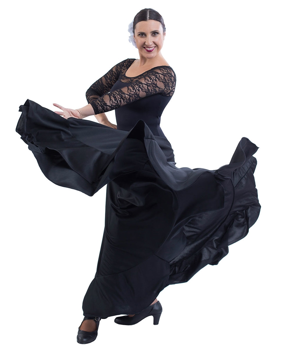 Womens Full Circle Flamenco Skirt