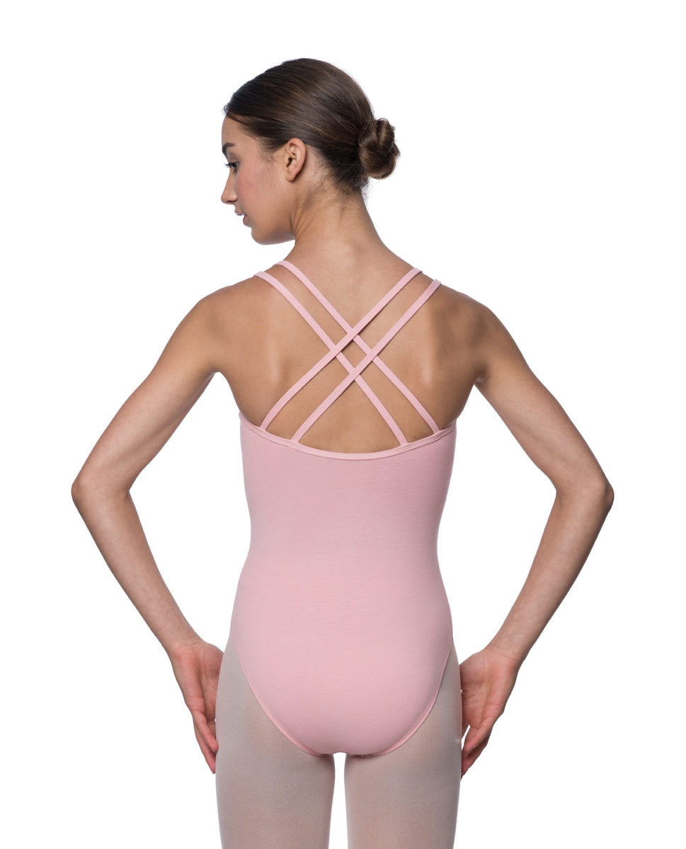 Adults Camisole Crossed Strappy Back Dance Leotard Yvette