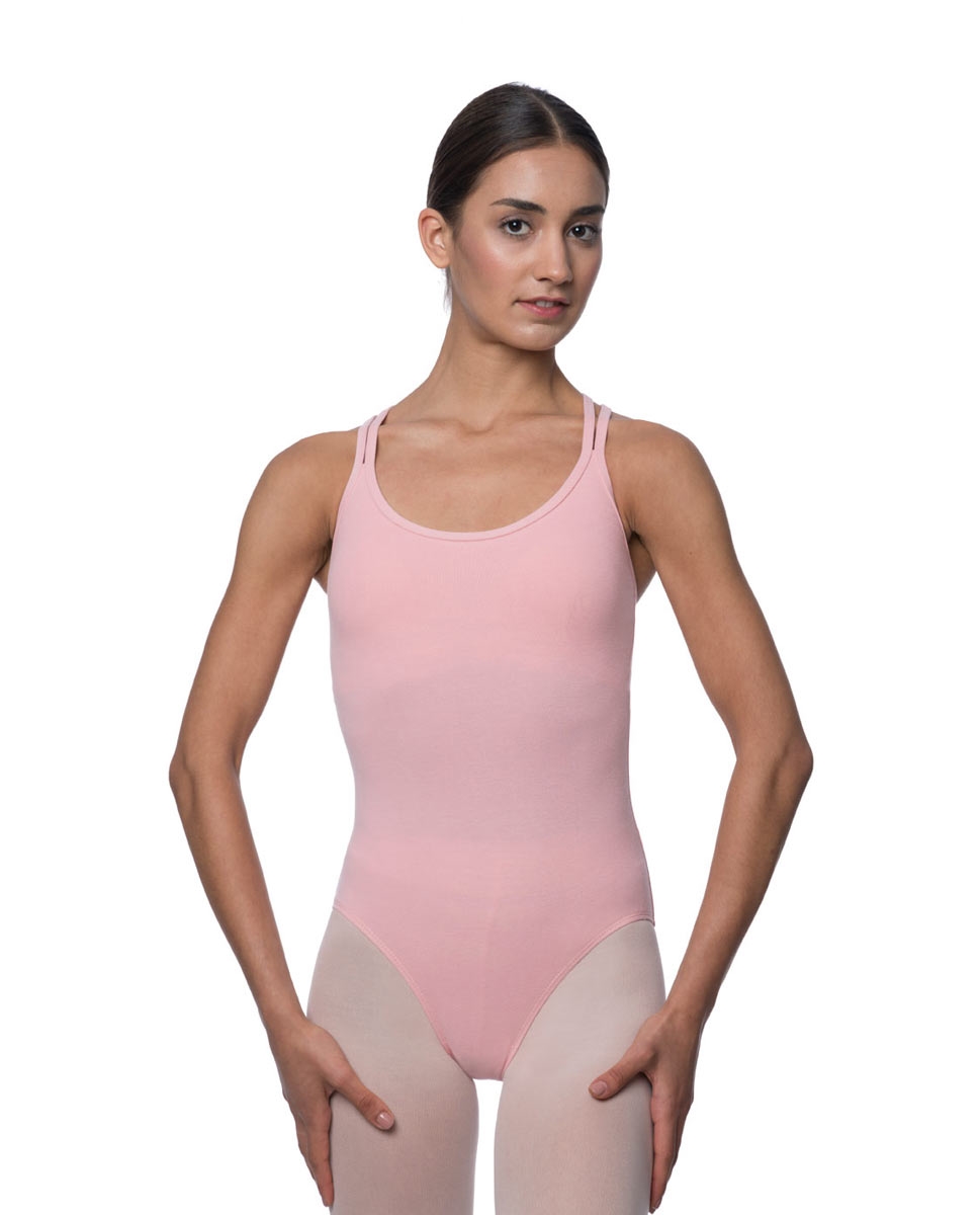 Adults Camisole Crossed Strappy Back Dance Leotard Yvette