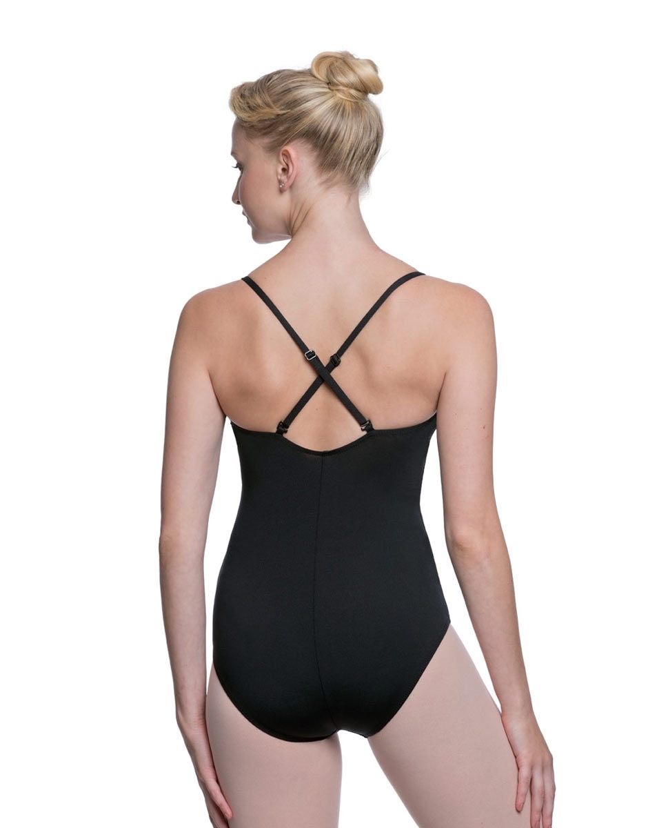 Womens Adjustable Straps Camisole Ballet Leotard Nadia