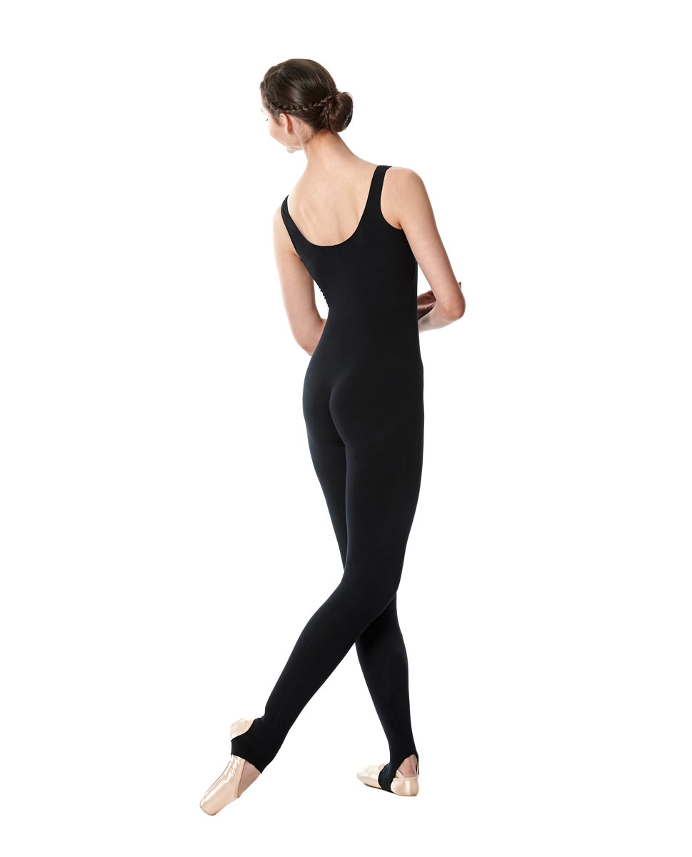 Lulli Womens Brushed Cotton Lycra Pinch Front Full Body Dance Tank ...