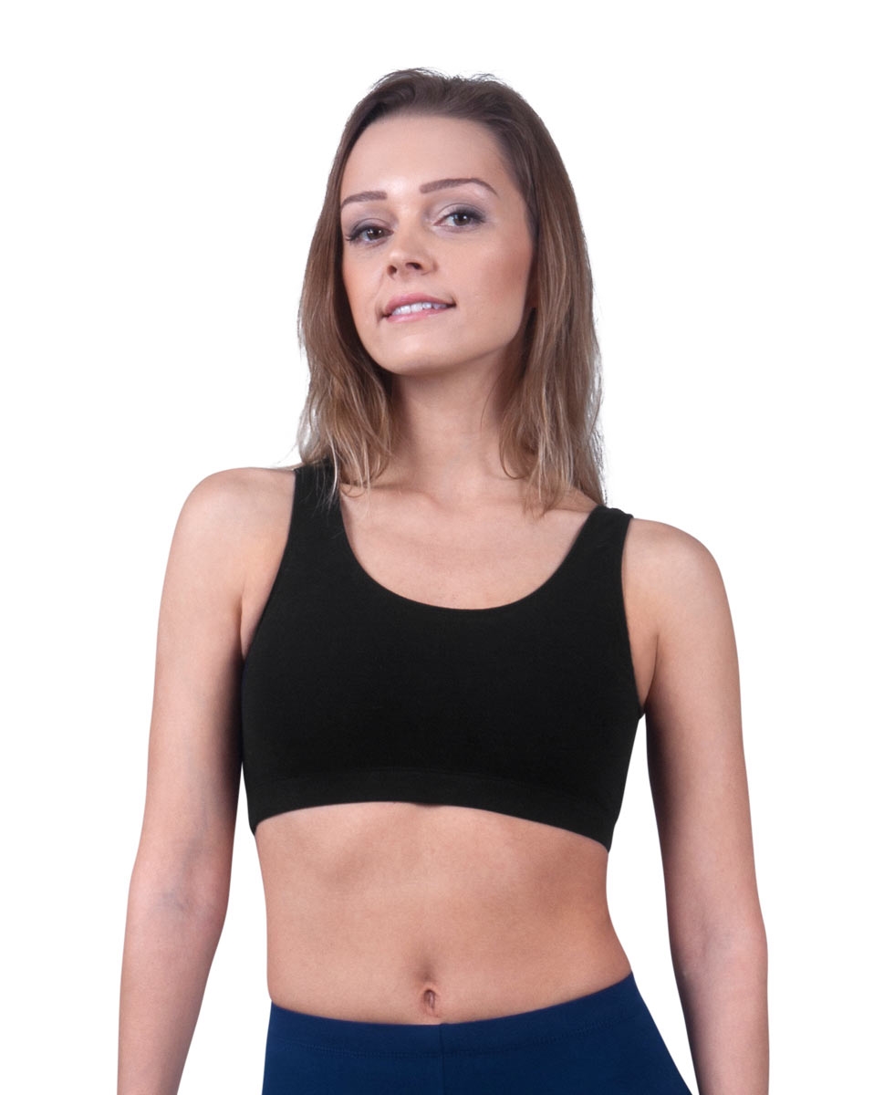 lulli women brushed cotton lycra tank crop dance top beatrice