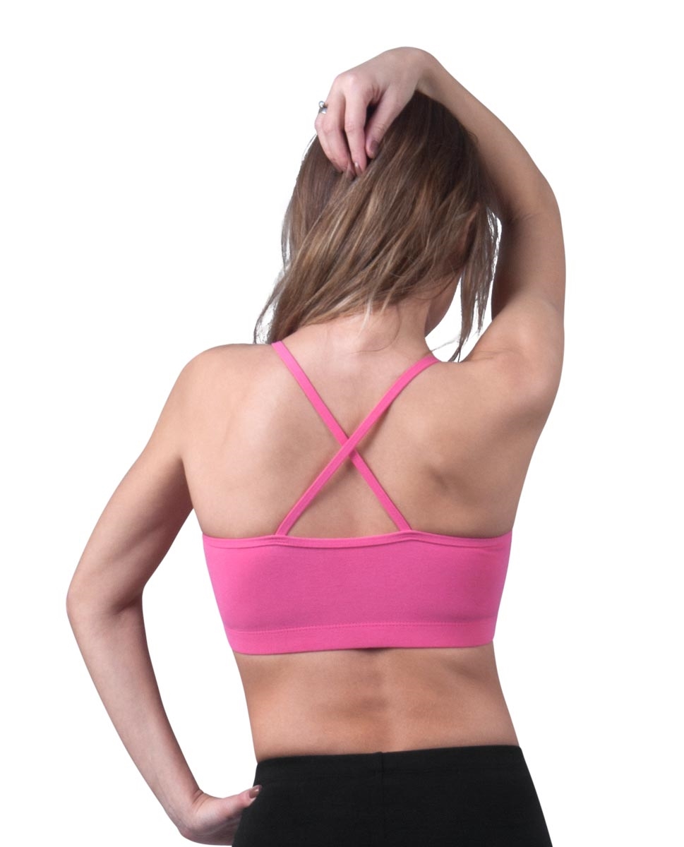 Womens Camisole X-Back Dance Bra Top Evelin