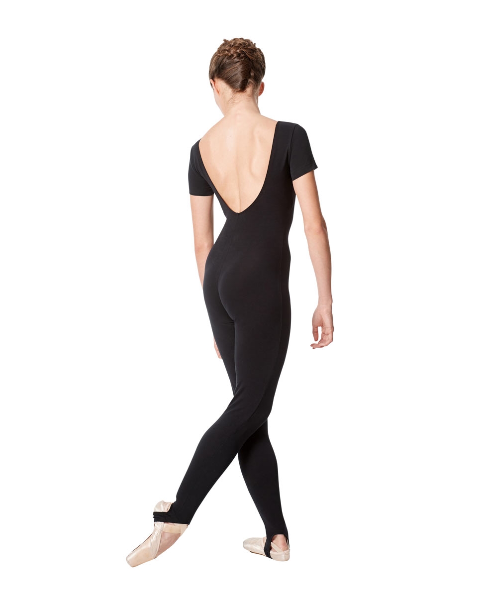 Short Sleeve Ankle Length Dance Unitard Sophie