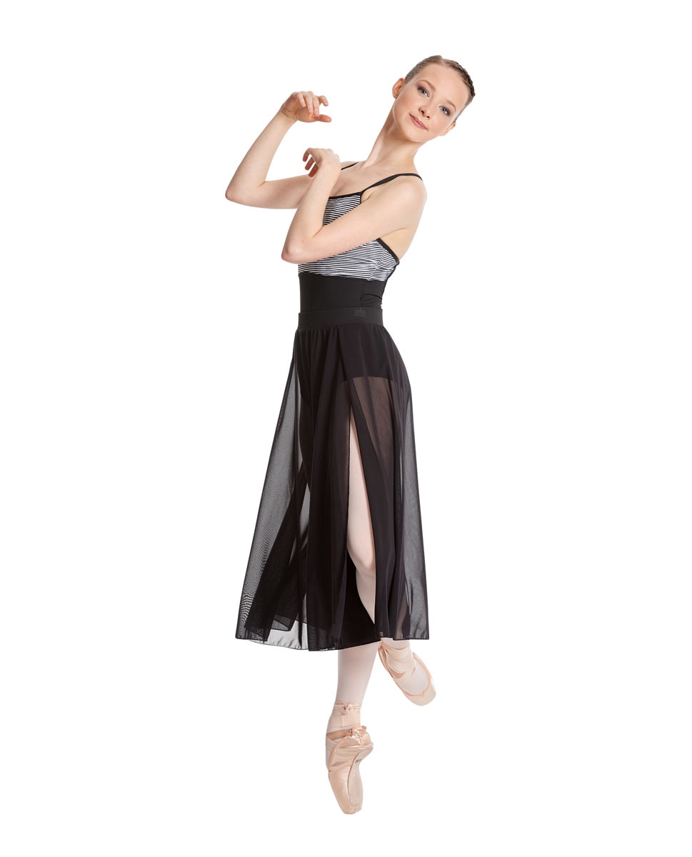 Adult Side Slit Dance Skirt Bella