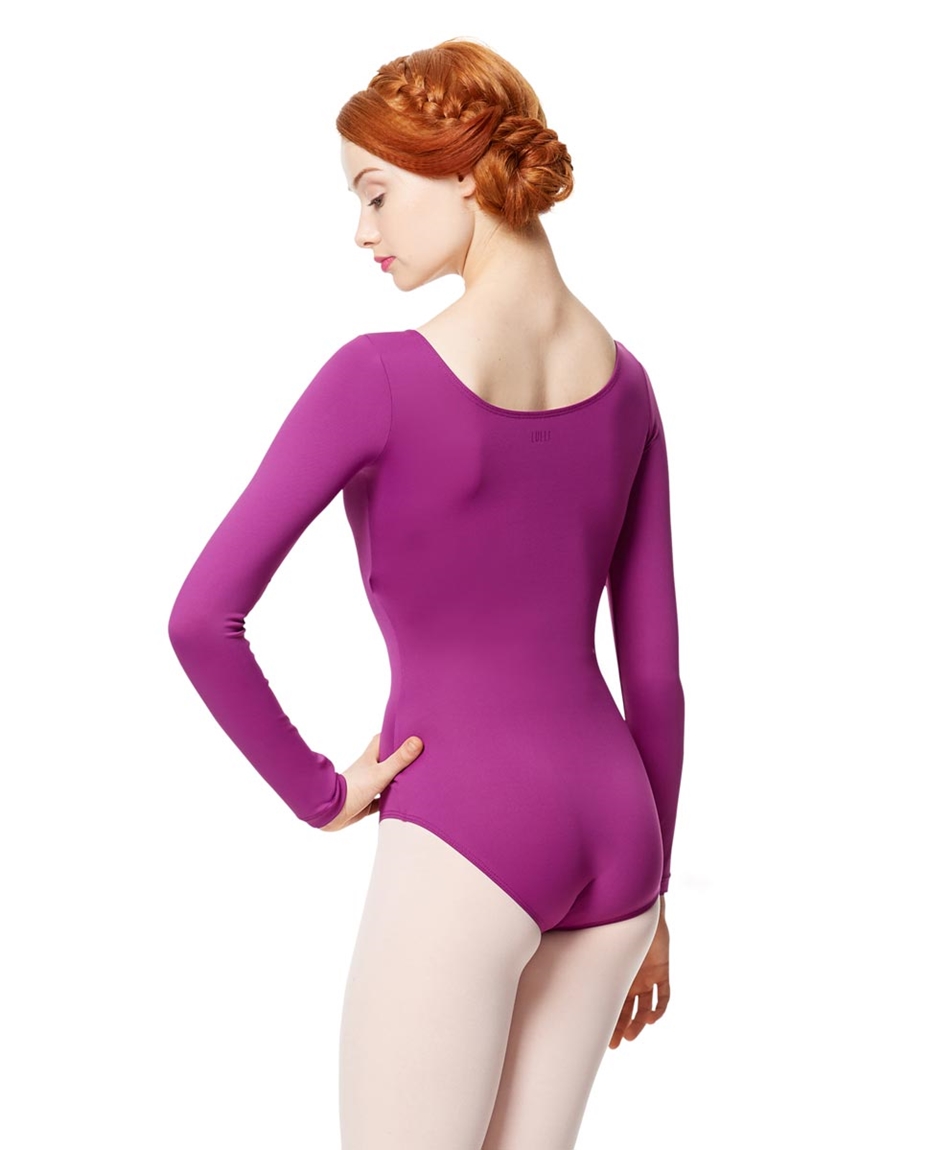 Adult Microfiber Long Sleeve Leotard Inez