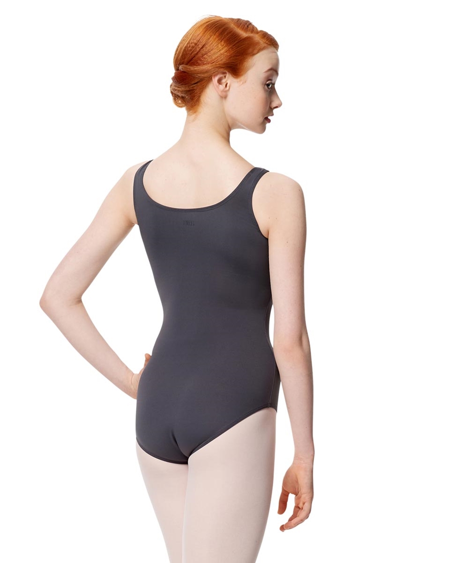 Adult Microfiber Round Neckline Tank Leotard Yolanda