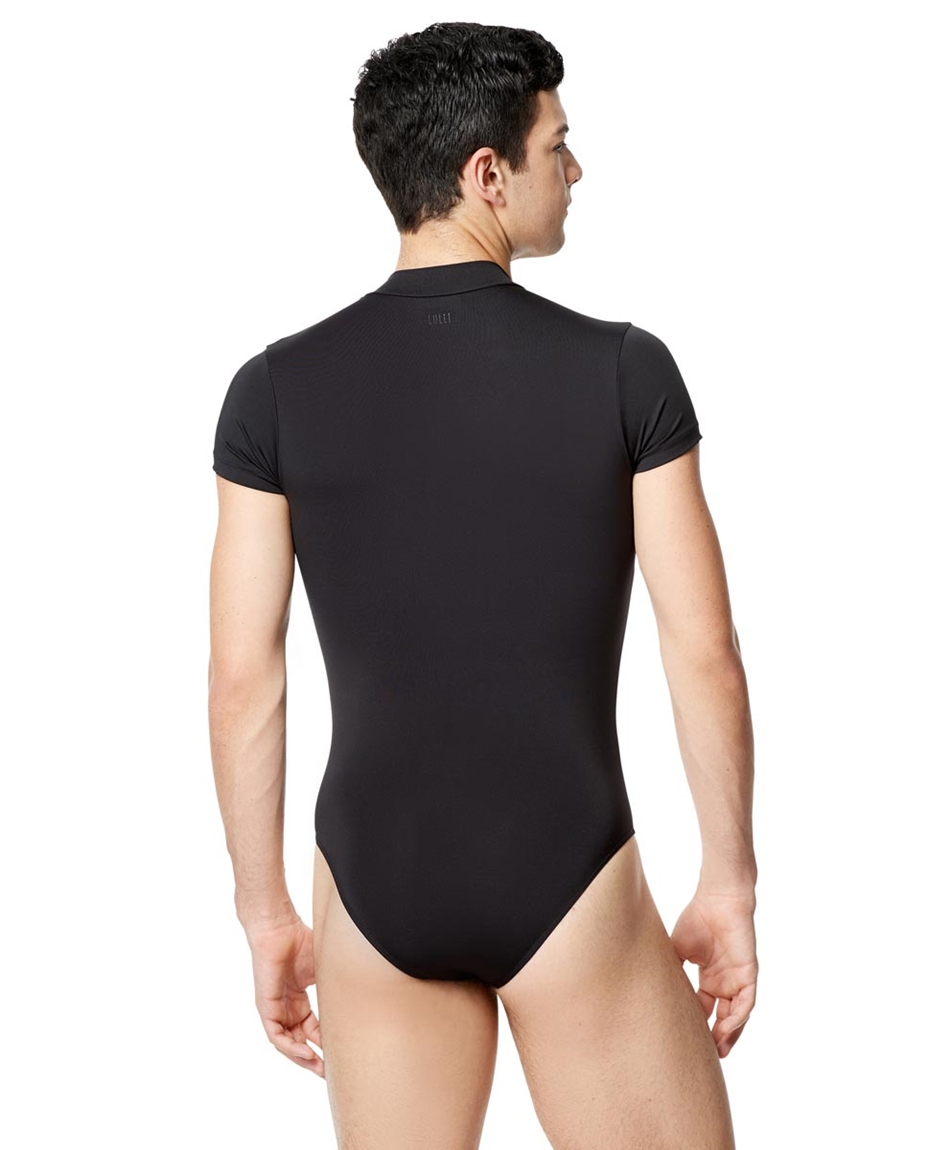 Mens Short Sleeve  Mock Neck  Leotard Eddie