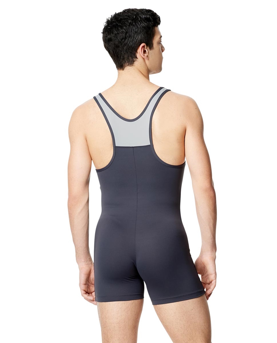 Mens Microfiber Duotone Short Unitard Gabriel