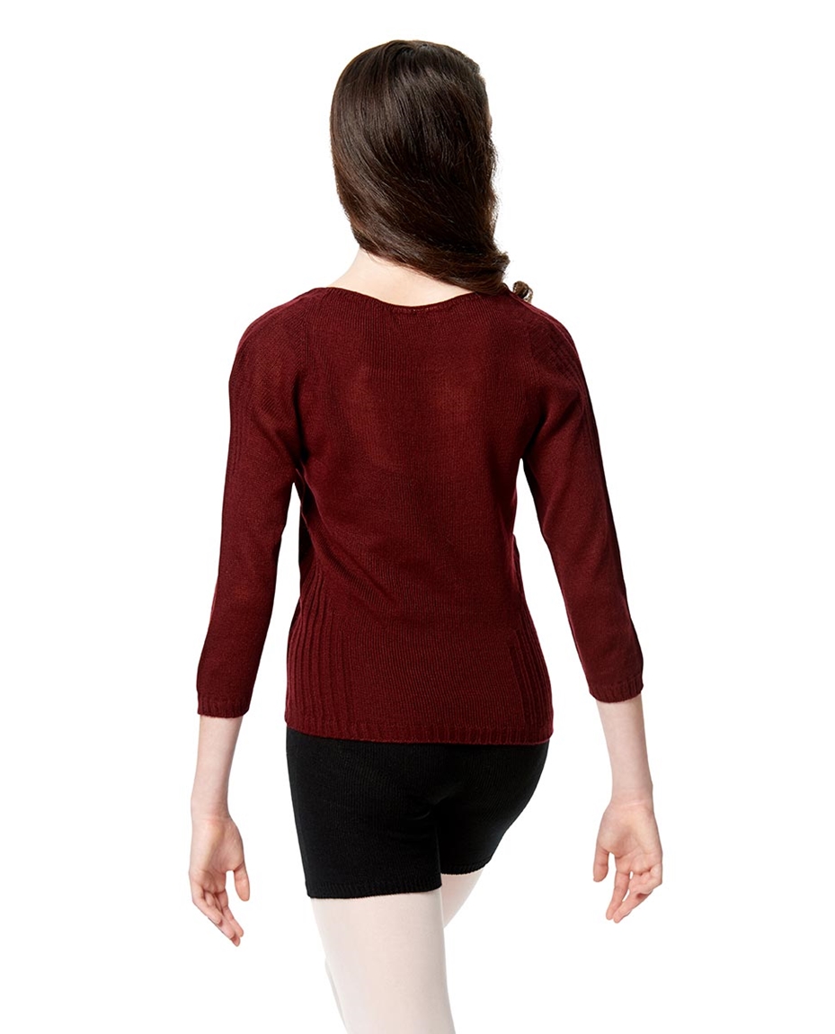 Knit Long Sleeve Dance Warm Up Sweater