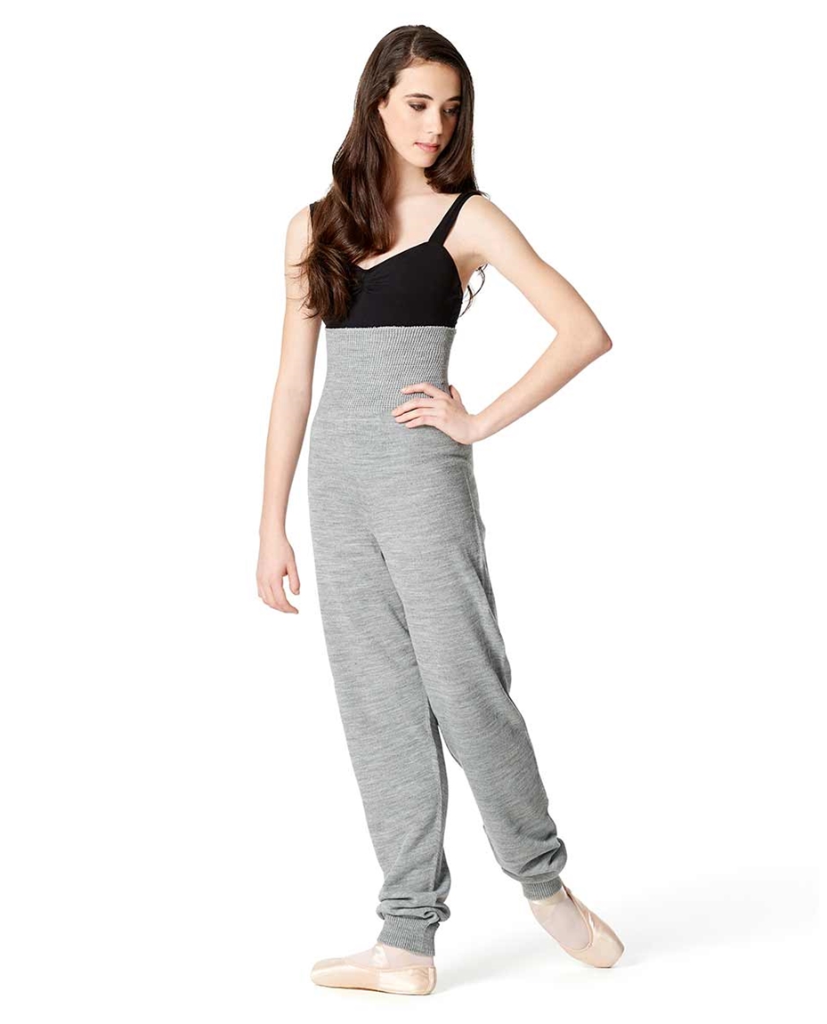 Adults High Waist Knit Dance Pants