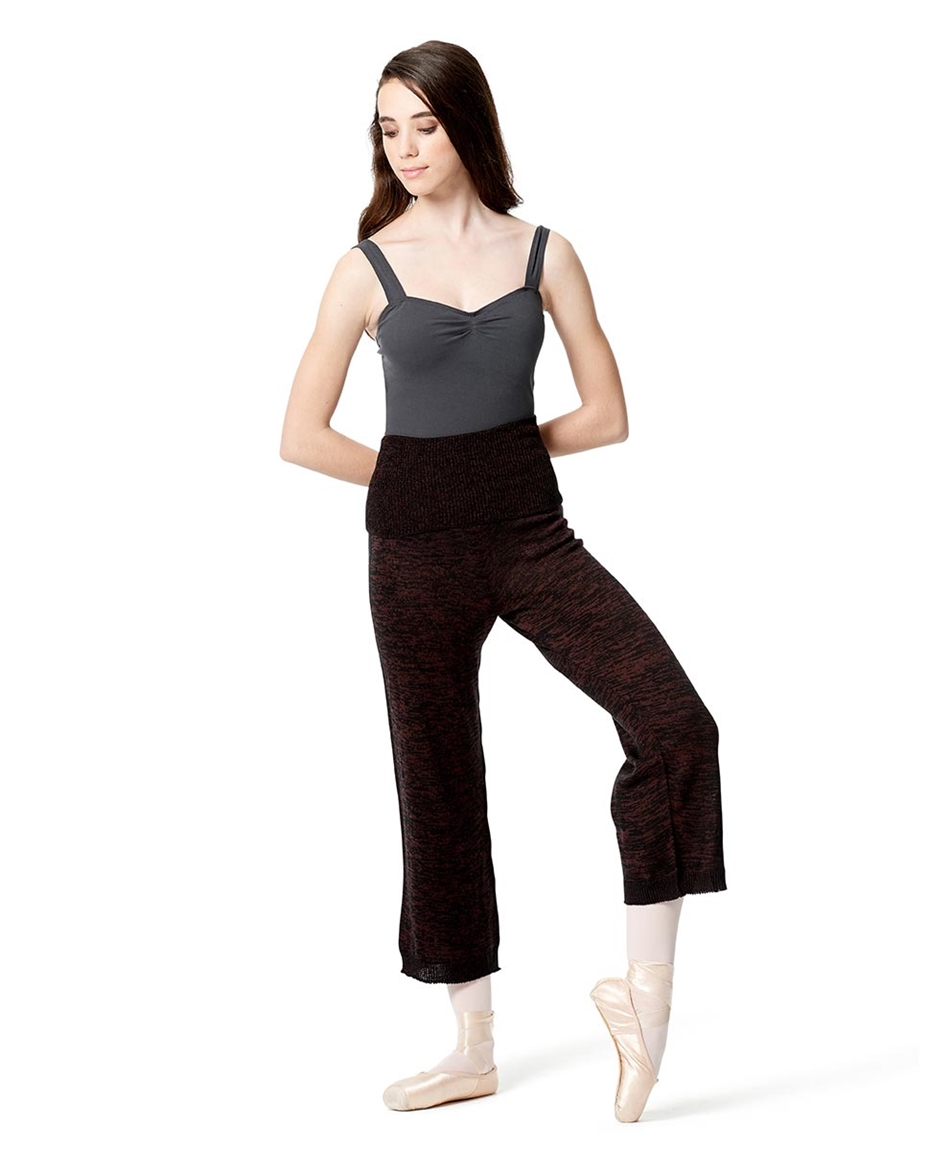 Knitted Warm Up Dance Boot Pants