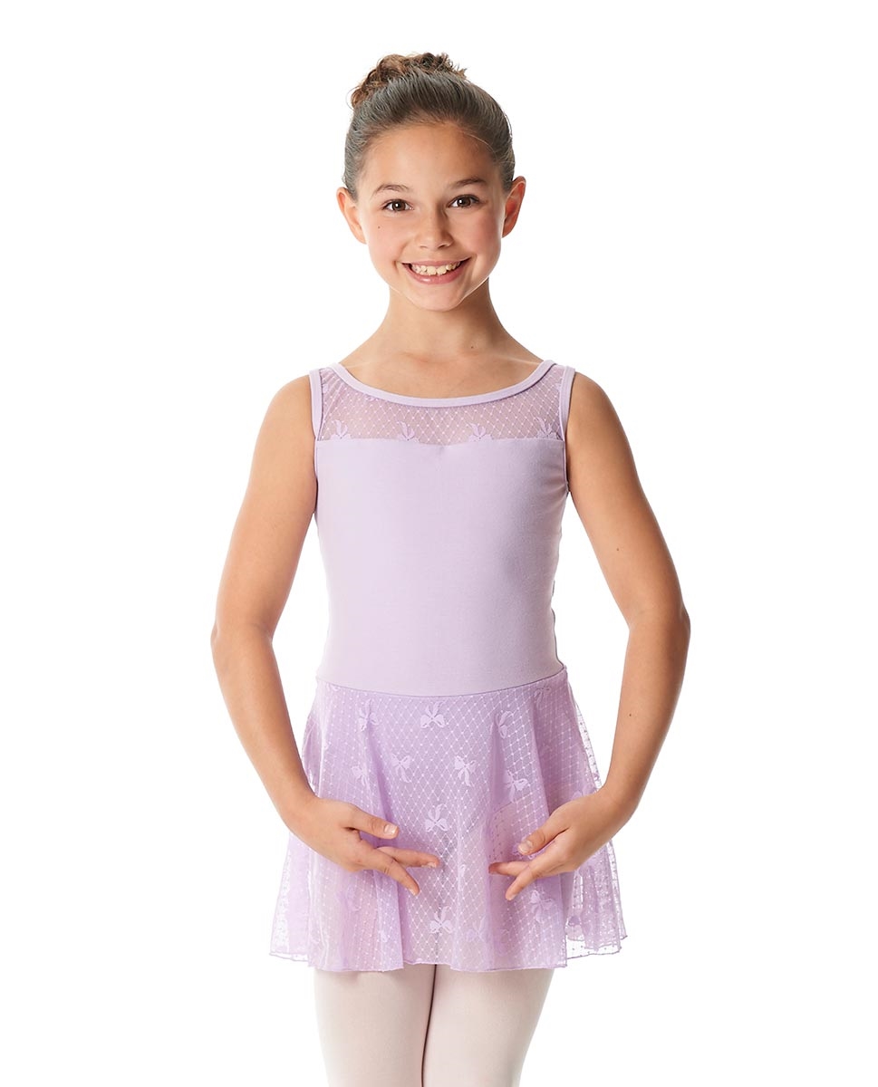 Girls Skirted Mesh Leotard Rosalie