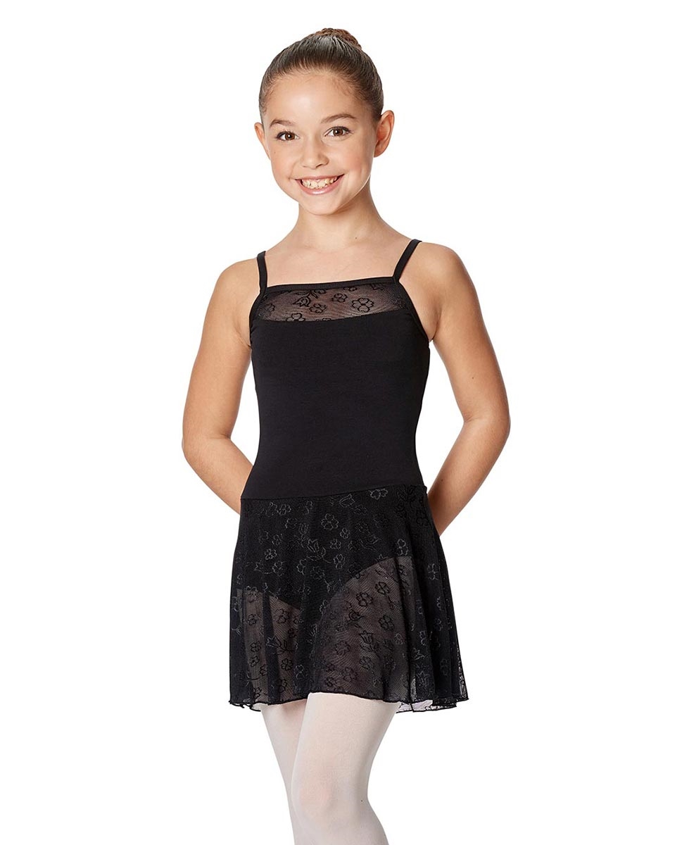 Girls Camisole Skirted Mesh Leotard Erin