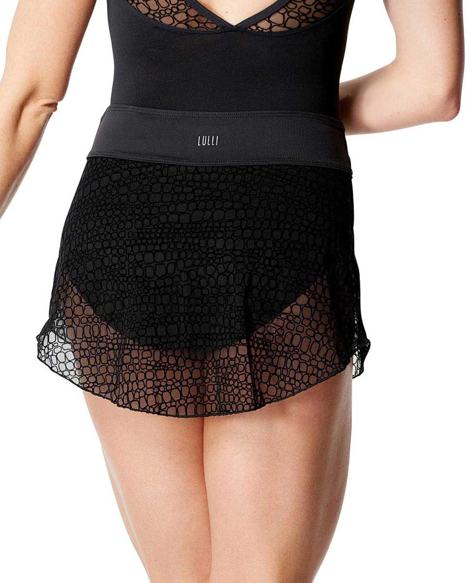 Adult  Stretch Flocked Mesh Skirt Francine