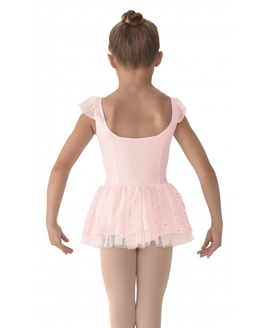 Childs Flutter Sleeve Dance Dress
