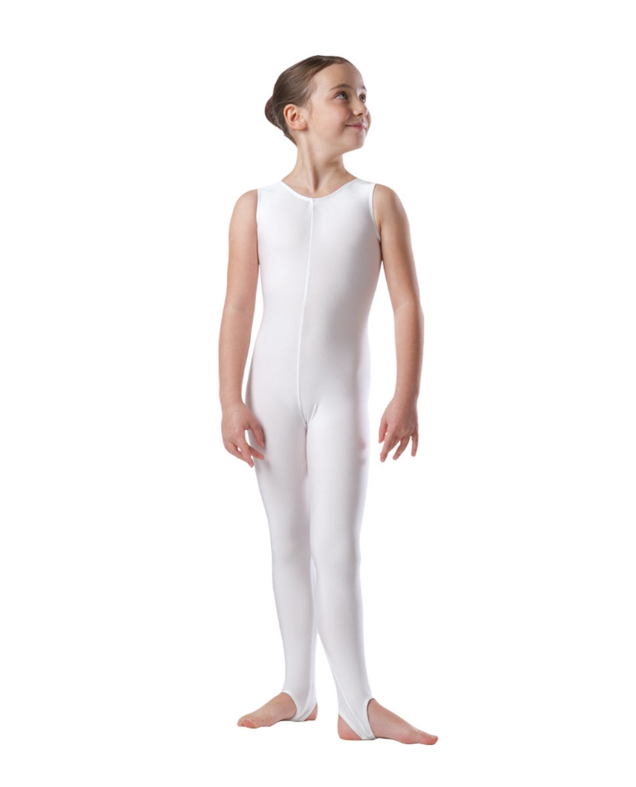 Dance Unitard with Stirrups for Girls