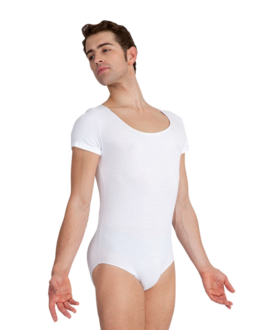 Short Sleeve Mens Dance Leotard