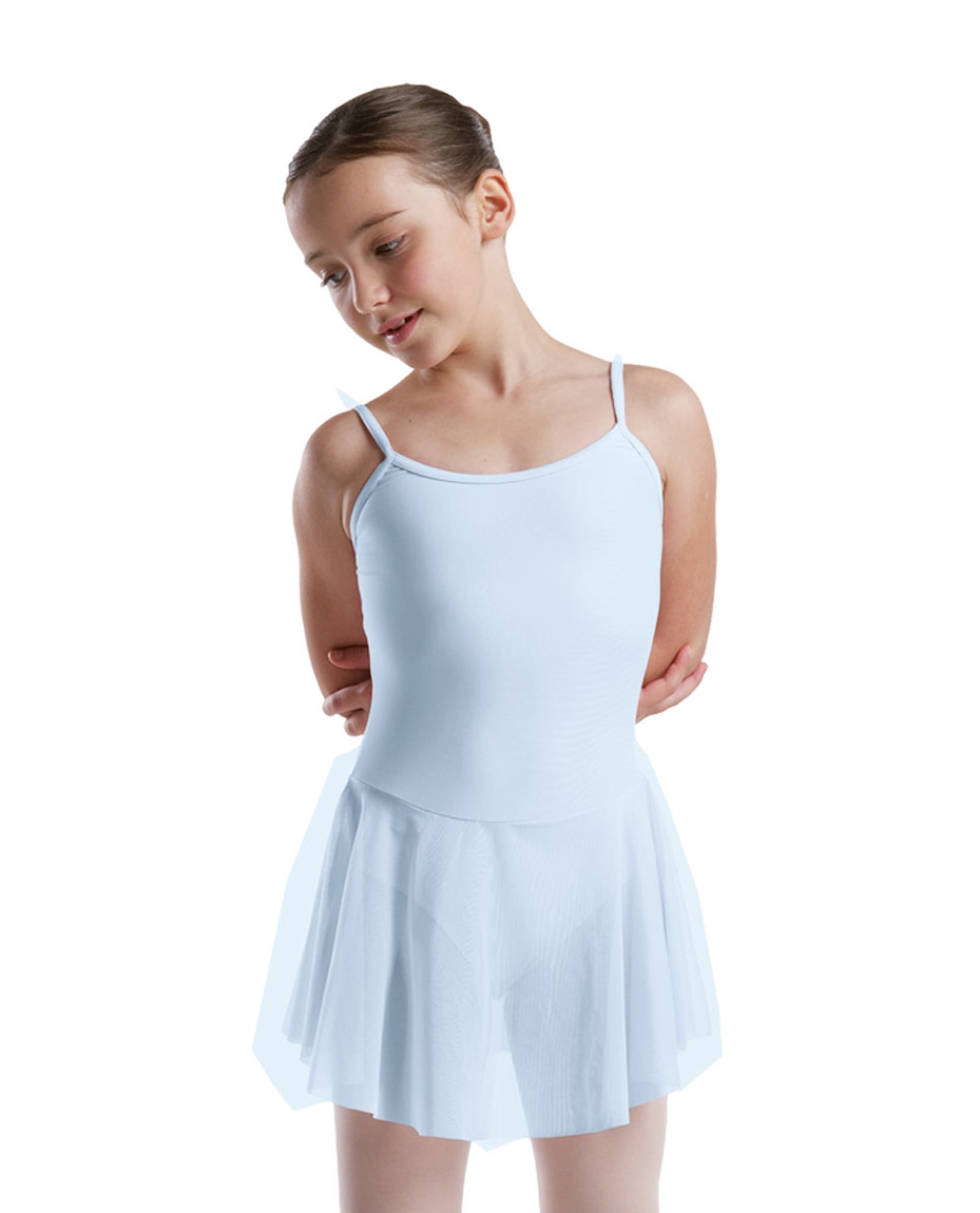 Girls Microfiber Camisole Skirt Ballet Leotard