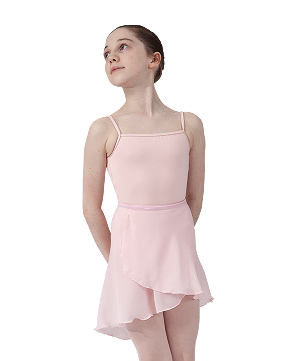 Girls Chiffon Short Sheer Ballet Wrap Skirt Plume