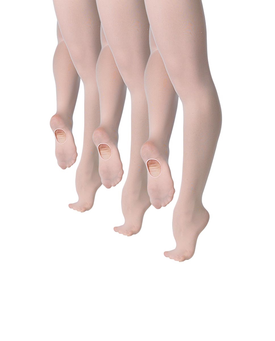 Pack of 3 Girls Convertible Ballet Tights