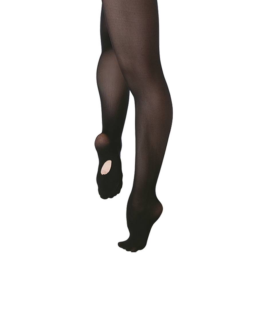 KIDS ADULTS CONVERTIBLE BALLET DANCE STOCKING TIGHTS FOOTED PANTYHOSE FADDISH 