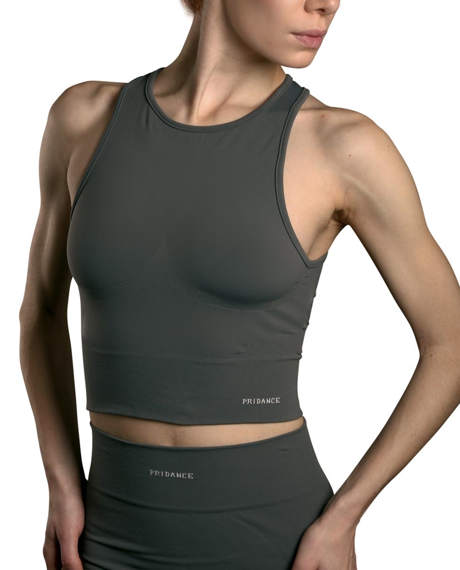 Women Crop Top Sport Without Seam