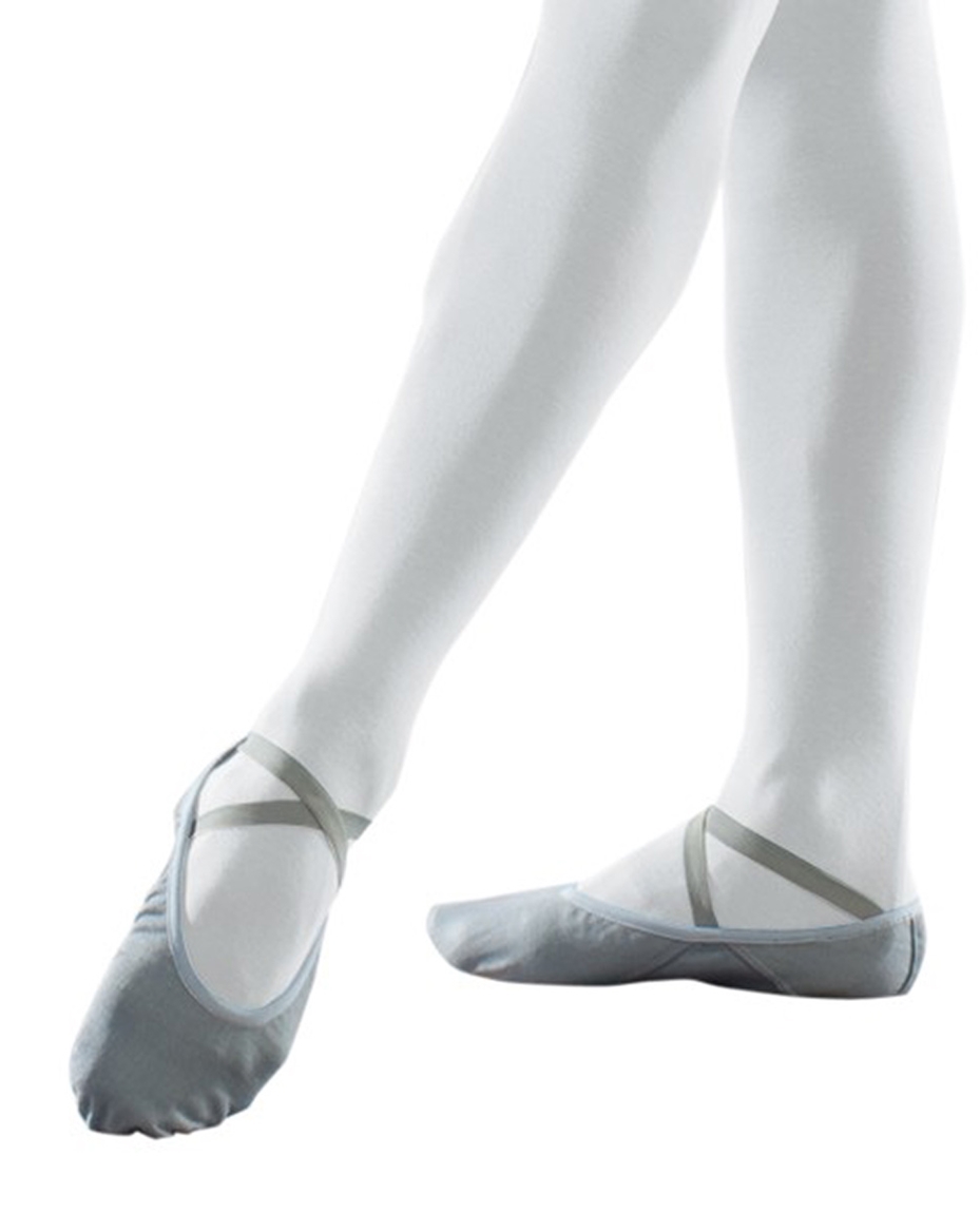 stretch canvas ballet shoes Grey