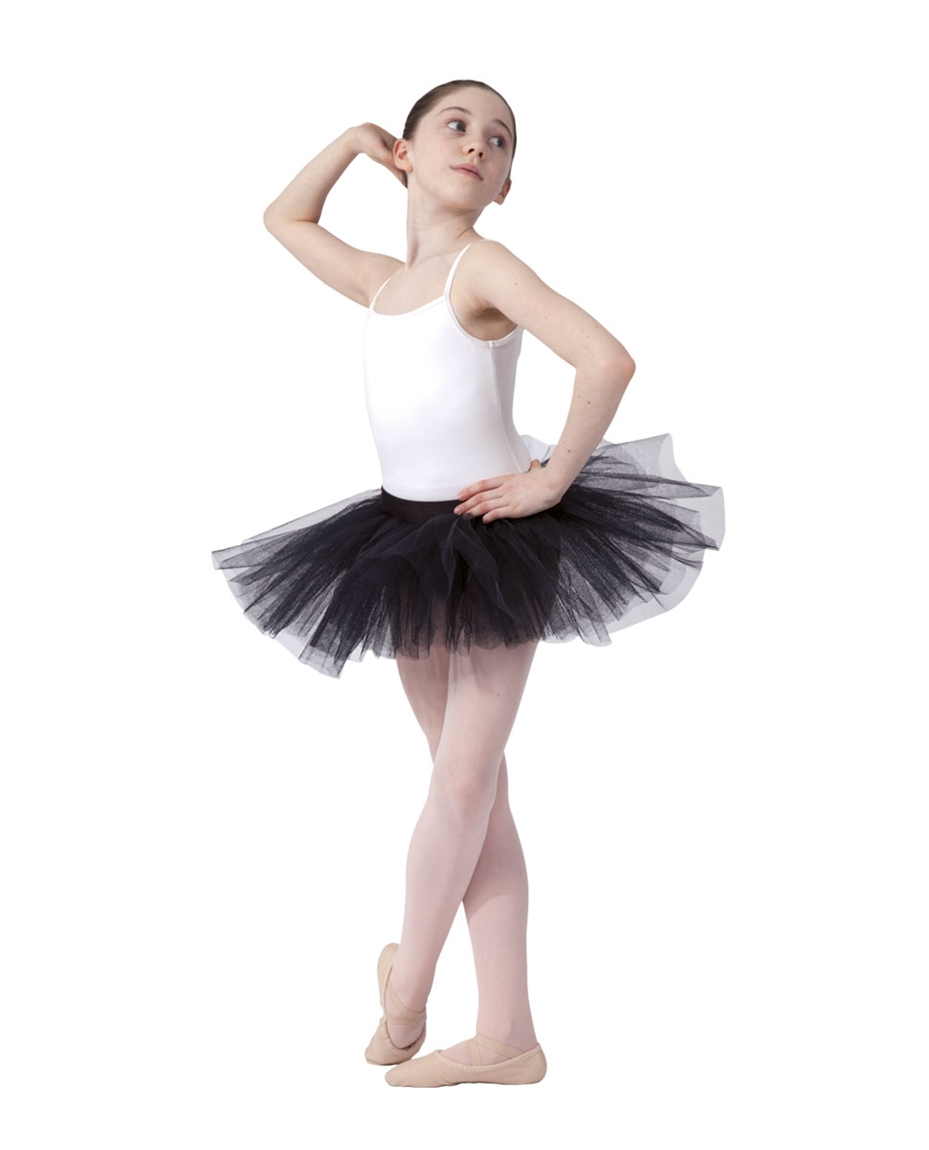 Capezio Tulle Womens Practice Ballet Dance Tutu with Full Brief