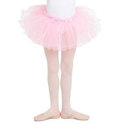 Childs Three Layer Bow Ballet Dance Tutu